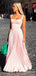 Elegant Pink Sweetheart A-line Long Prom Dress, Evening Dress, PD381850