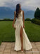 Gorgeous Ivory Cowl Neck Mermaid Long Prom Dress, Evening Dress, PD381927