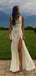 Gorgeous Ivory Cowl Neck Mermaid Long Prom Dress, Evening Dress, PD381927