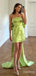 Elegant Green Strapless Short Mini Homecoming Dress with Bow Detailing, HD32671