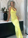 Elegant One-Shoulder Long Mermaid Prom Dress with Cut-Out, Evening Dress, PD382148
