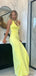 Elegant One-Shoulder Long Mermaid Prom Dress with Cut-Out, Evening Dress, PD382148