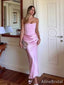 Stunning Pink Strapless Long Mermaid Prom Dress, Evening Dress, PD382157