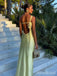 Elegant One Shoulder Yellow Mermaid Long Prom Dress,Evening Dress,PD382170