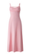 Simple Pink V-neck Spaghetti Strap Mermaid Long Prom Dress, PD38034