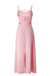 Simple Pink V-neck Spaghetti Strap Mermaid Long Prom Dress, PD38034