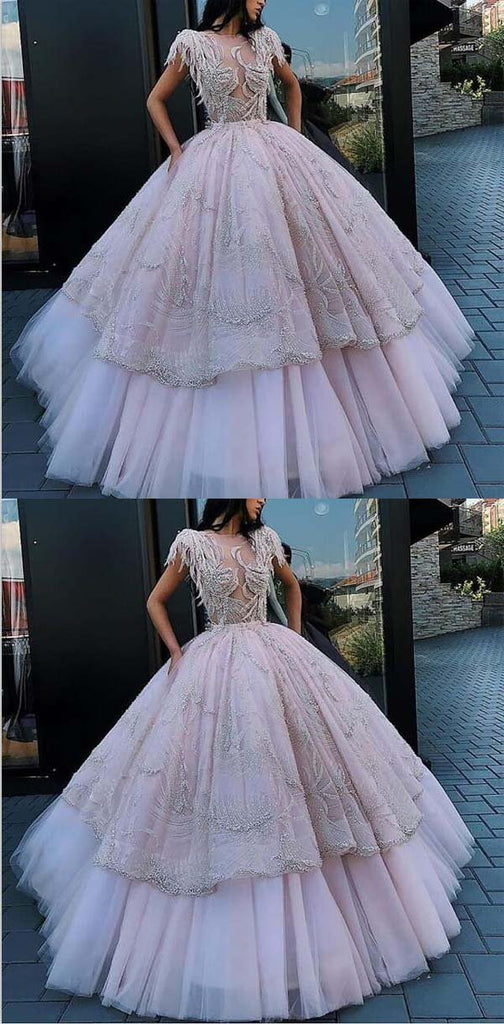 A-line Gorgeous Elegant High Quality Custom Unique Design Prom Dresses, PD1076