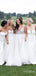 Simple Strapless Mermaid Long Bridesmaid Dress,PD3216