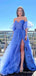 Elegant Sweatheart Off-shoulder A-line Long Prom Dress,PD37655