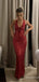 Sparking Halter V-neck Mermaid Long Prom Dress,Evening Dress,PD37677