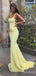 Simple V-neck Spaghetti Strap Mermaid Long Prom Dress,Evening Dress,PD37695