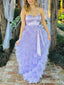 Elegant Strapless A-line Long Prom Dress,Evening Dress,PD37717