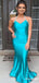 Elegant V-neck Halter Mermaid Long Prom Dress,Evening Dress,PD37756