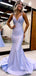 Sparkly Sequins V-neck Spaghetti Strap Mermaid Long Prom Dress,Evening Dress,PD37762