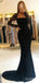 Elegant Long Sleeves Mermaid Long Prom Dress,PD37852