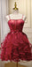 Gorgeous Spaghetti Strap A-line Short Homecoming Dress, HD32717