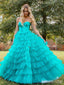 Elegant Sweatheart Strapless A-line Long Prom Dress,PD37952