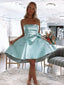 Elegant Strapless A-line Short Homecoming Dress, HD32751