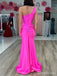 Unique One Shoulder Mermaid Long Prom Dress,PD37982