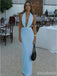 Sexy Deep V-neck Halter Mermaid Long Prom Dress,PD38008