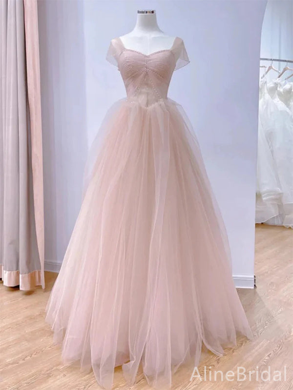 Elegant Sweetheart A-line Long Prom Dress,PD38046