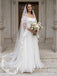 Elegant Off the Shoulder A-line Wedding Dress with Puff Sleeves, WD32231