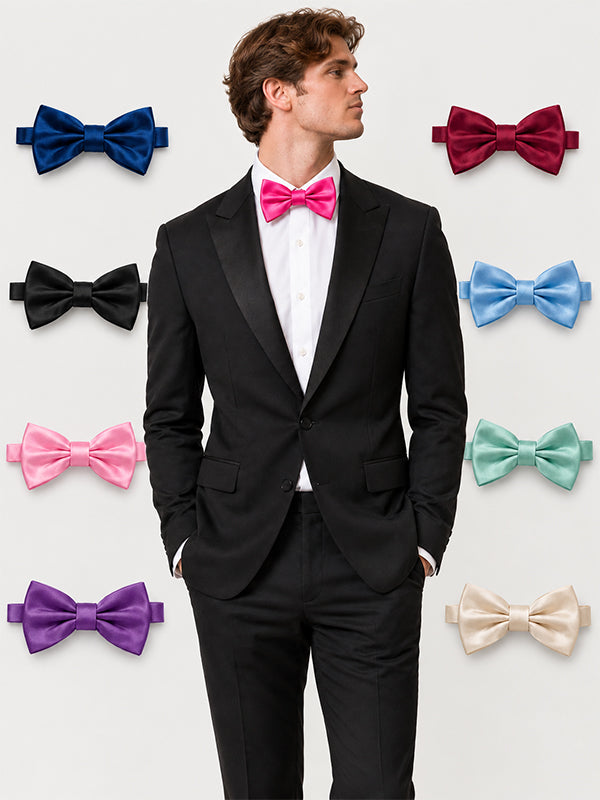 Bow Tie for Prom, Homecoming & Formal Dresses – Free Custom Color Bow Tie for Your Date