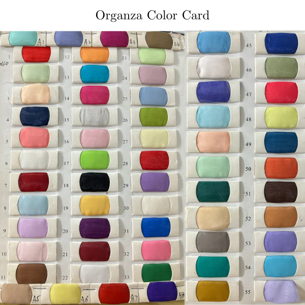 Organza Fabric Swatch, FS004
