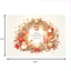 Christmas Wreath Mini Card Set – 5 Designs, Holiday Greeting Cards for Gifts & Messages