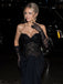 Sexy Black Strapless Lace Mermaid Evening Dress, Prom Dress, PD28231217