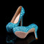 Women's Wedding Shoes Decorative Wedding Heels Rhinestoned Bridal Shoes