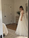 Elegant Cap Sleeves A-line Tulle Wedding Dress, WD32253