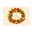 Christmas Wreath Mini Card Set – 5 Designs, Holiday Greeting Cards for Gifts & Messages