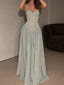 Sexy Green Lace Halter A-line Evening Dress, Prom Dress, PD28231271