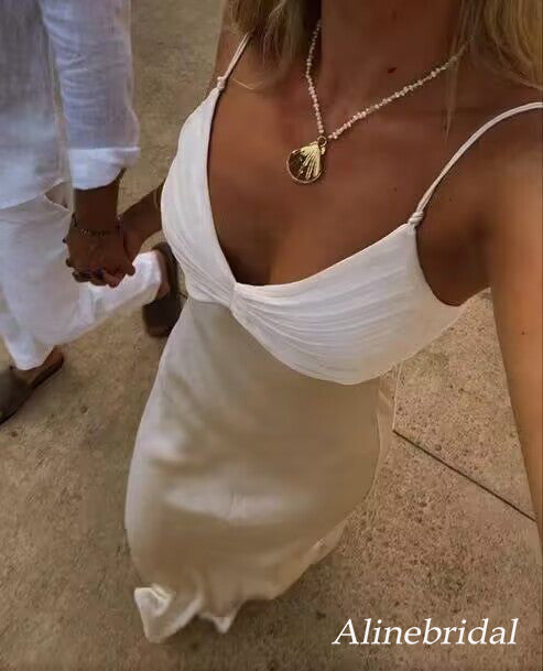 Elegant Light Champagne Mermaid Long Prom Dress,Evening Dress,PD382187