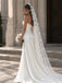 Elegant Ivory Strapless Drop Waist Mermaid Wedding Dress with Lace-Up Back, WD32245