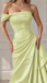 Elegant Dusty Pink Off Shoulder Corset A-line Prom Dress with Floral Embroidery, Evening Dress, PD28231270