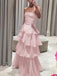 Elegant White Strapless A-line Long Prom Dress, Evening Dress, PD37686