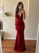 Elegant Green V-neck Halter Corset Prom Dress, Evening Dress, PD2823075