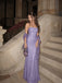 Sparkly Purple Tulle Strapless Maxi Evening Dress, Prom Dress, PD28231281