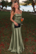 Elegant Navy Blue Square A-line Evening Party Dress, Prom Dress, PD28231269