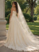 Elegant Ivory Ruched Strapless A-line Satin Wedding Dress, WD32248