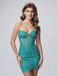 Elegant Pink Lace Strapless Short Mini Homecoming Dress, HC382308