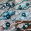 Teal Sash, Baby blue Sash, Flower Belt, Flower Girl Sash, Bridesmaids Sash,Maternity Sash, SA0031