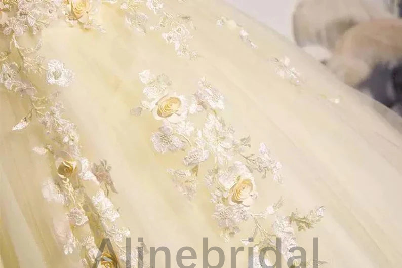 Elegant Long sleeves Sweetheart A-line Prom Dress, PD3573