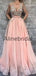 Formal V-Neck Sleeveless Fashion Evening Dresses For Prom Party PD1006