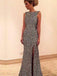 Long Backless sliver Slip Side Sexy Elegant Charming Casual Evening Prom Dress PD0142