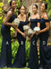 Mismatched  Elegant  Mermaid Long Bridesmaid Dresses AB4245