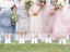 Mismatched Tulle Pastel Color Fashion Bridesmaid Dresses For Country Wedding , AB1217