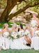 Off White Chiffon Mismatched Simple Boho Wedding Long  Bridesmaid Dresses, WG108